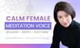 record an american female voice over for your video narration