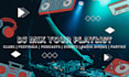 create a custom dj mixes for your playlist, dj party