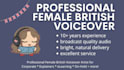 record a professional british english voiceover