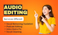 do audio fix, audio editing and noise reduction in audacity