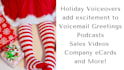 record a mrs claus voiceover and other holiday characters