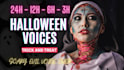 do scary horror witch voice overs for halloween