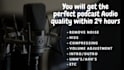 enhance voice,  remove background noise, wind, echo, repair, fix and clean audio