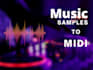 convert your favourite audio sample into midi