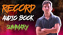 record best voice over for your audio book summary in hindi