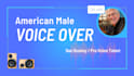 record a professional american english male voice over