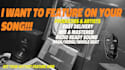 be your male rapper or singer, for your song