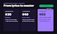 write song lyrics and record studio vocals for your song