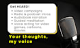 do voice acting for movies, cartoons in hungarian