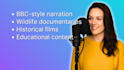 record authentic british wildlife documentary narration