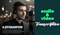 transcribe your video using ai