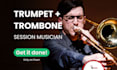 record trumpet and trombone brass section