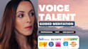 record a guided meditation or affirmations voice over