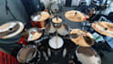 record professional drums for metal rock and funk
