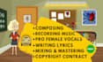 compose and record childrens songs and nursery rhymes