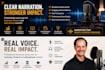 record a professional voice over for business, finance, and educational content