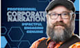 do corporate narration voice over that is professional engaging and impactful