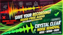 remove background music from audio