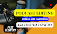 enhance, edit and cleaned up your audio podcast in adobe audition in 2 hours
