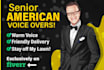 be your mature american senior citizen old man voice over