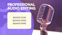 clean, edit and master your audio, podcast or audiobook