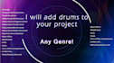 create a high quality drum section for your song