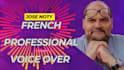 french professional male voice over with deep and authentic voice