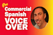 record a natural spanish or american english voice over