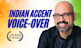 record a professional indian accent english voice over
