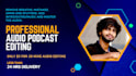 edit and improve your audio podcast