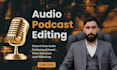 edit your podcast video and audio for youtube and riverside