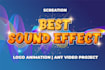 create professional custom sound effects for logo animations and videos