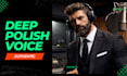 record very deep natural powerful polish voice over