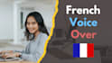 record a professional female french voice over in 24 hours