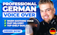 speak a german voice over with a deep plaesant voice