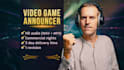 record epic announcer voice overs for events and video games