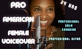 record a professional, american female voice over in 24hrs