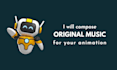 create an original funny music for your animation