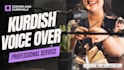 a female voice over in kurdish