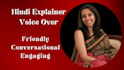 record voiceovers for english and hindi explainer videos