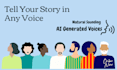 produce a hyper realistic ai voice over with human emotion