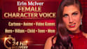 record a female american voice over