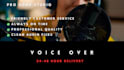create a quality female american voice over