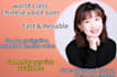 record a professional chinese female voice over