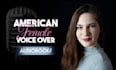 record an american female character voiceover
