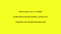 create experimental percussion loops