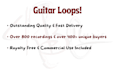 record custom loop packs with electric guitar, acoustic guitar, or ukulele