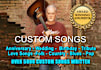 write a custom song for you