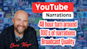 voice over your youtube documentary in any niche