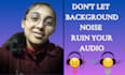 remove background noise or music from your audio or video